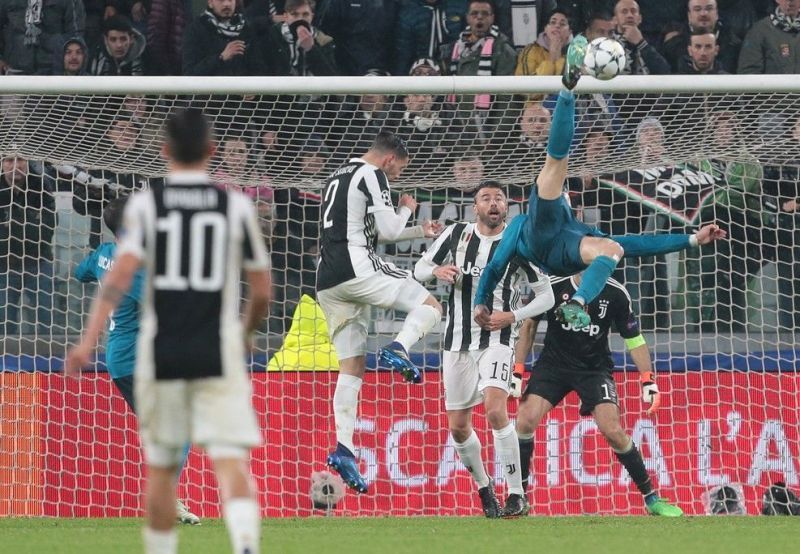 Cristiano Ronaldo's acrobatic finish received applause from even the home crowd