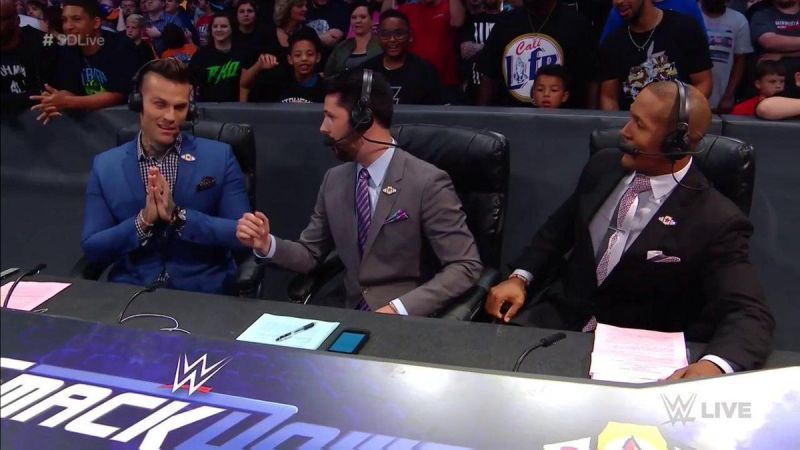 Image result for wwe smackdown live commentary
