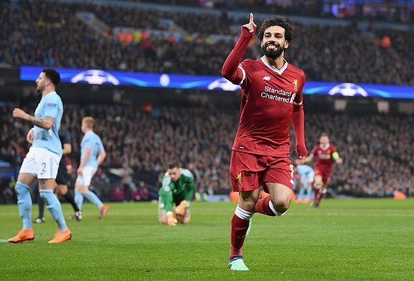 Mohamed Salah scored his 39th goal of the season