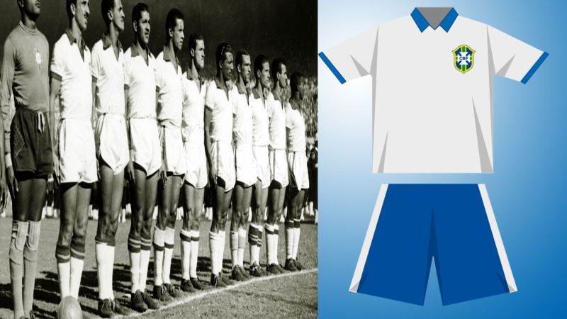 1950 Brazil World cup kit
