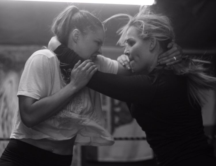 Why are Natalya and Ronda Rousey working together?