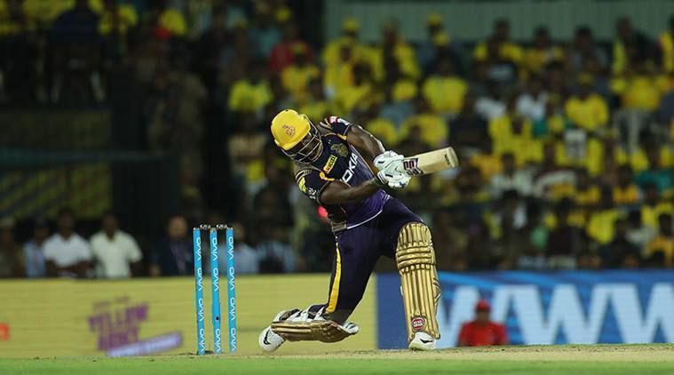 Image result for IPL 2018, CSK vs KKR Andre Russell