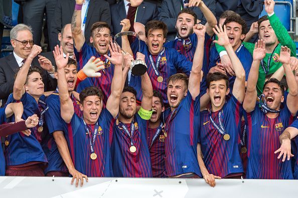 Chelsea FC v FC Barcelona - UEFA Youth League Final