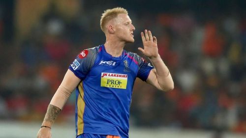 Ben Stokes in action for Rajasthan Royals