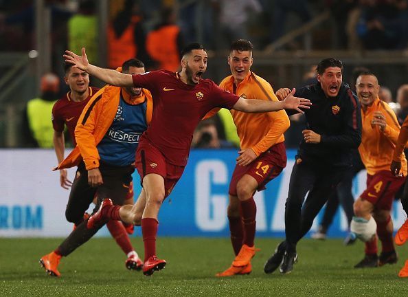 AS Roma v FC Barcelona - UEFA Champions League Quarter Final Second Leg