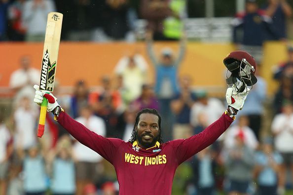 Chris Gayle scored 175* off 66 deliveries.