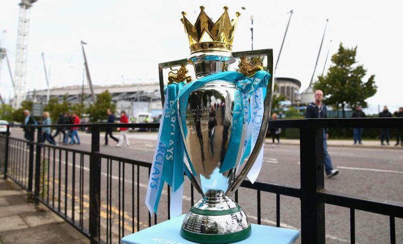 The trophy that will be lifted by Man City on May 6th
