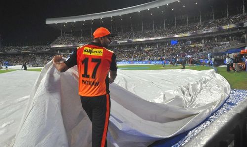 Rain played spoilsport not for the visitors, but for the hosts