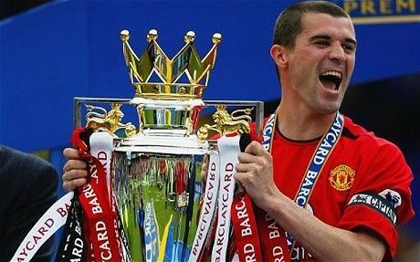 Roy Keane captained Manchester United to 4 Premier League titles