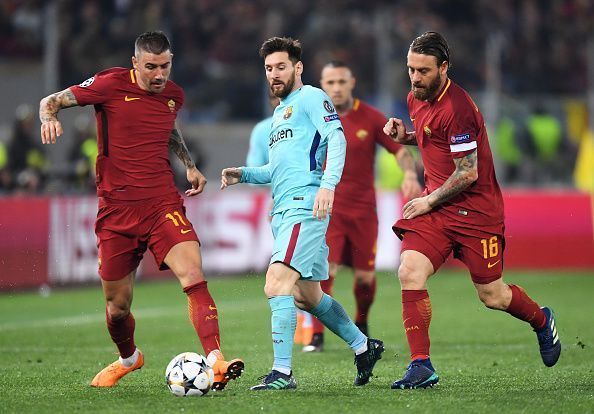 AS Roma v FC Barcelona - UEFA Champions League Quarter Final Second Leg