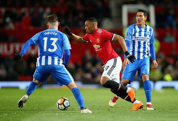 Manchester United v Brighton &amp; Hove Albion - The Emirates FA Cup Quarter Final