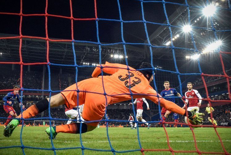 Cech could have done much better to save CSKA Moscow's goals