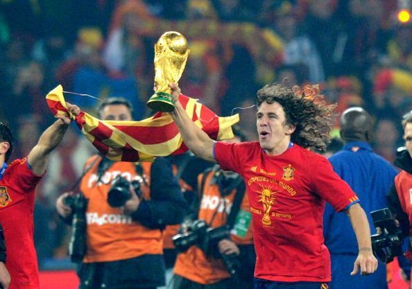 Carles Puyol 2010 World Cup champion