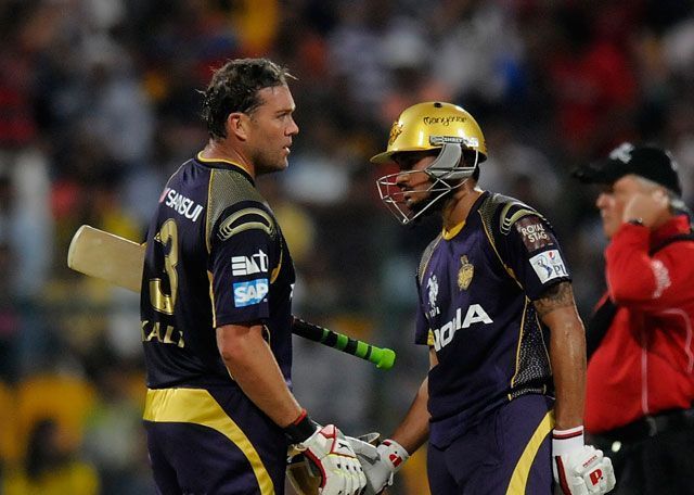 Image result for 2014 &Atilde;&cent;&Acirc;&Acirc; MI vs KKR, Abu Dhabi Kallis and Pandey