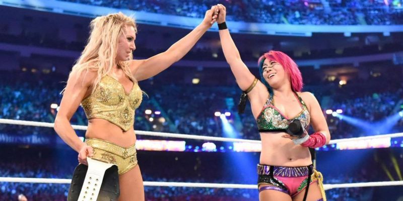 Asuka shows good sportsmanship.