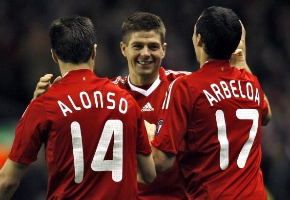 Alonso and Arbeloa played together for both Liverpool and Real Madrid
