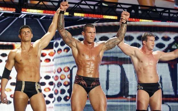 Cody Rhodes, Randy Orton and Ted Dibiase