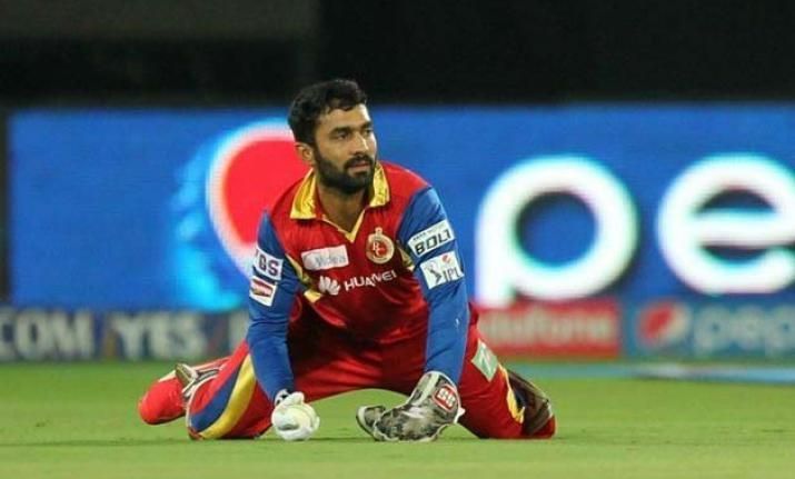 Dinesh Karthik struggled with the bat for RCB