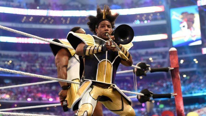 Xavier Woods&#039; tongue injury was certainly a nasty bump 