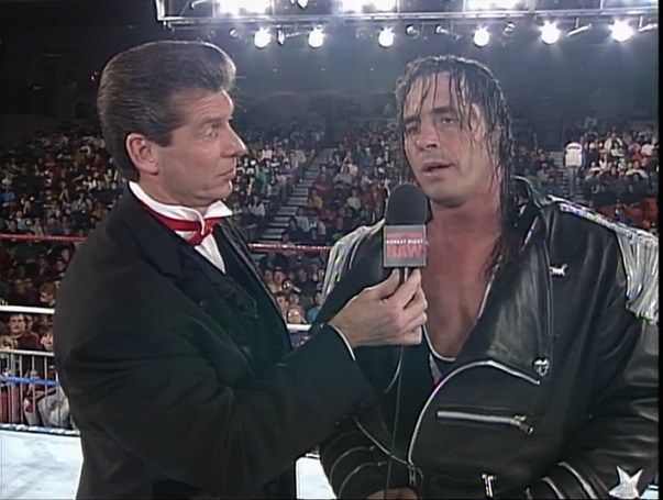 Vince interviews a younger Bret Hart