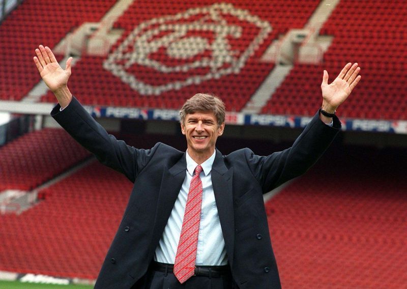 Image result for arsene wenger 1996 signs for Arsenal