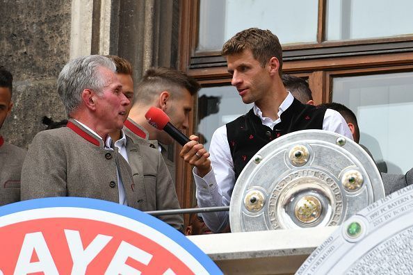 FC Bayern Muenchen Celebrate Winning The Bundesliga