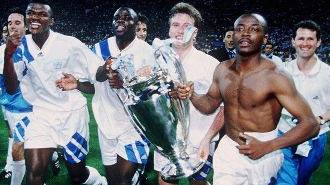 Marseille celebrate their triumph
