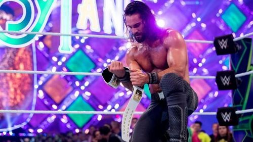 Seth Rollins wins the Intercontinental Championship at WrestleMania 34