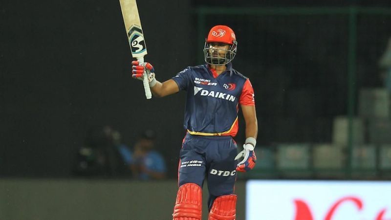 Image result for IPL 2018, DD vs RR Shreyas Iyer