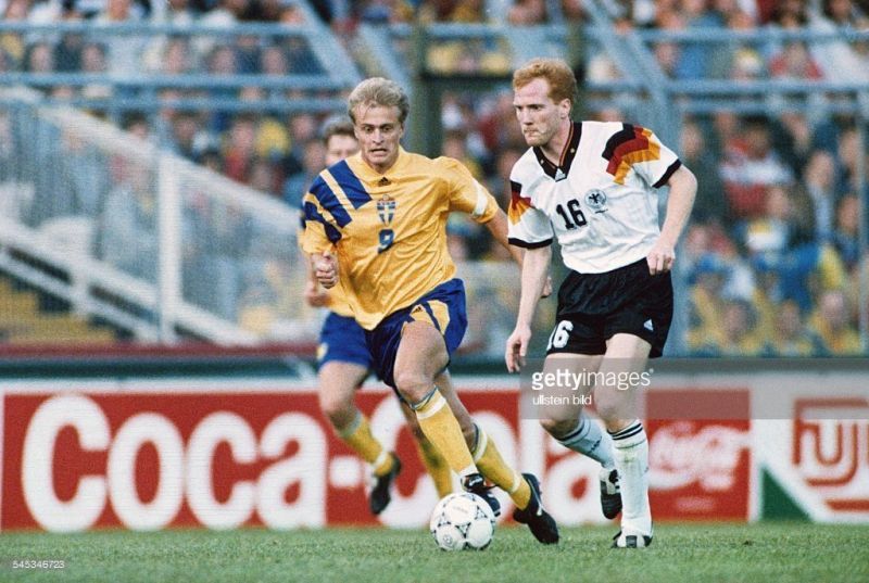 Last time Germany played Sweden in semi-final of Euro 92 
