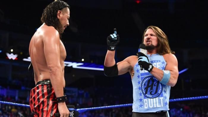Styles and Nakamura will battle in a No DQ match at Backlash 