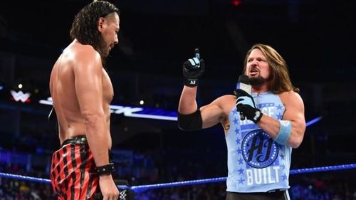 Styles and Nakamura will battle in a No DQ match at Backlash 