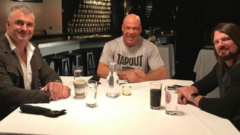 How was Impact Wrestling footage shown during Table for 3 recently?