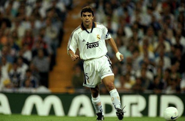 Real Madrid v Barcelona Manuel Sanchis of Real Madrid