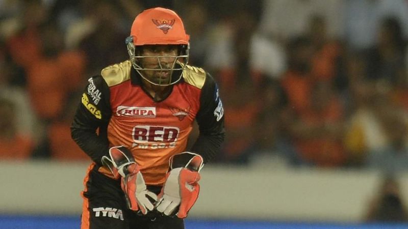 Saha opened the innings for SRH in David Warner&#039;s absence