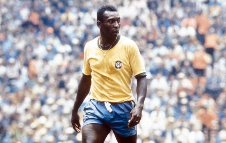 Pele during the 1970 WOrls Cup in Mexico
