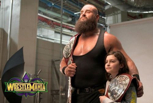 Braun Strowman & Nicholas won the RAW Tag Team Championships at WrestleMania 34