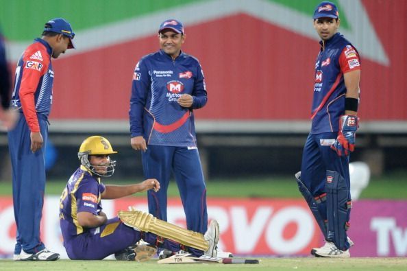 CLT20 2012 Match 2 Group A - Kolkata Knight Riders v Delhi Daredevils