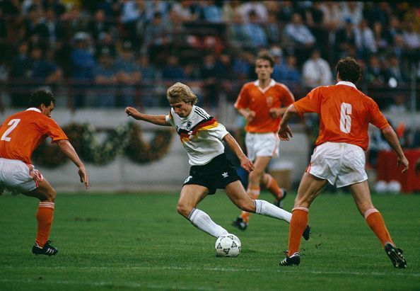 Jurgen Klinsmann Germany Netherlands 1990 World Cup