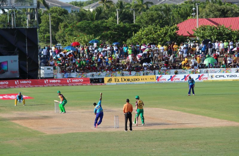 A local match being played at Central Broward Regional Park Stadium in Lauderhill, Florida.