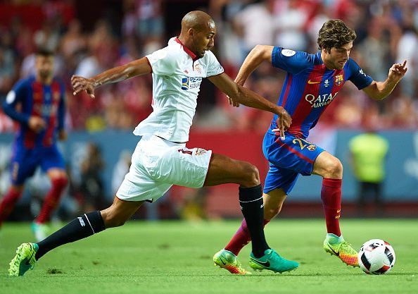 Sevilla FC vs FC Barcelona - Spanish Super Cup Final 1st Leg