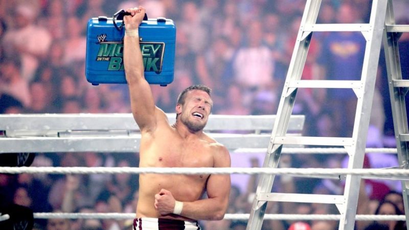 Daniel Bryan with the Money in the Bank briefcase
