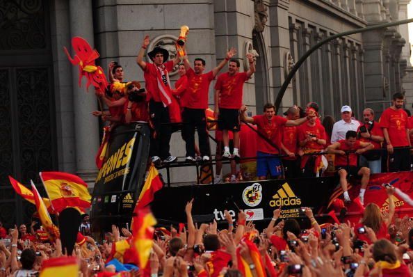 FIFA 2010 World Cup Champions Spain Victory Parade And Celebrations