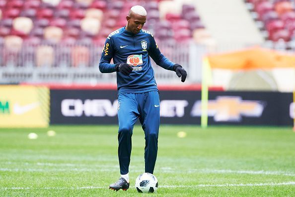 Brazil National Football Team Training Session In Moscow