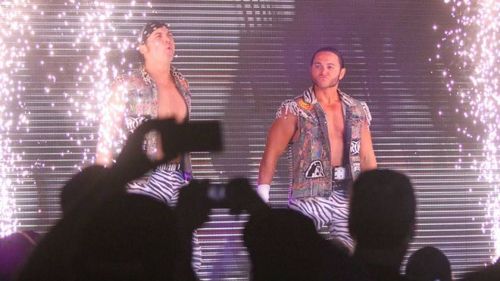 Nick Jackson (left) with Matt Jackson (right)- The Young Bucks 