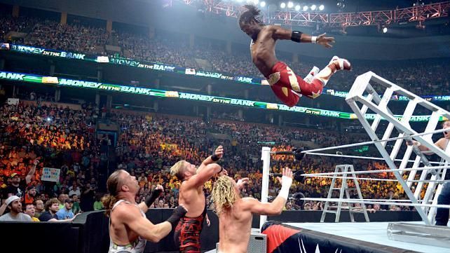 Image result for kofi kingston flying