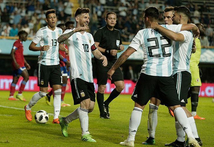 Argentina depart for Europe following an easy win over Haiti