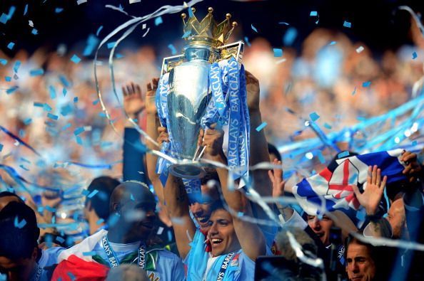 Sergio Aguero won the Premier League with Manchester City in his debut season