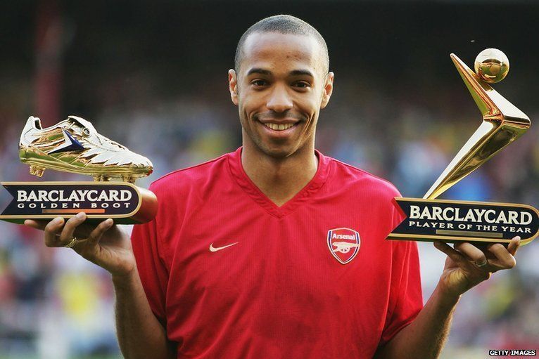 Henry with his second PL Golden Boot award. 
