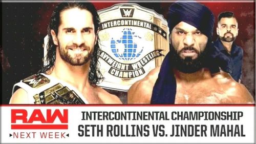 Seth Rollins and Jinder Mahal